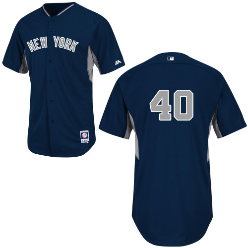 Eury Perez #40 MLB Jersey-New York Yankees Men's Authentic 2014 Navy Cool Base BP Baseball Jersey - Click Image to Close